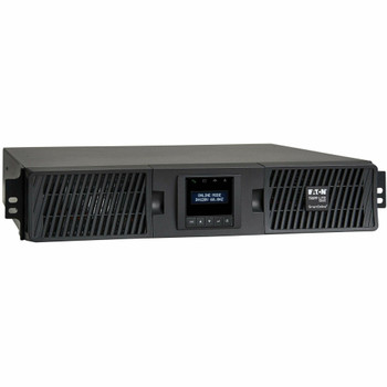 Eaton Tripp Lite Series SmartOnline 1000VA 900W 120V Double-Conversion UPS - 8 Outlets, Extended Run, Network Card Included, LCD, USB, DB9, 2U Rack/Tower Battery Backup SU1000RTXLCD2UN