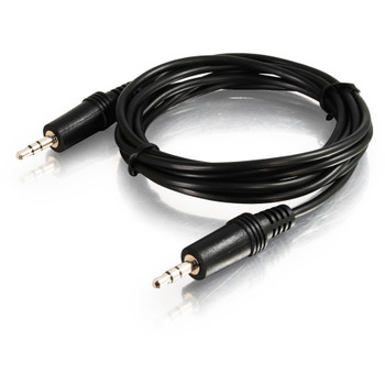 C2G 6ft 3.5mm Stereo Audio Cable - AUX Cable - M/M 40413