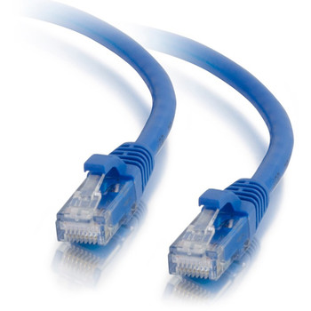 C2G 1ft Cat5e Ethernet Cable - Snagless Unshielded (UTP) - Blue 23828