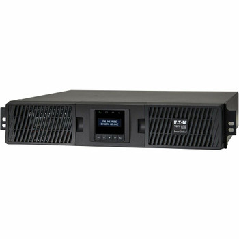 Eaton Tripp Lite Series SmartOnline 750VA 675W 120V Double-Conversion UPS - 8 Outlets, Extended Run, Network Card Included, LCD, USB, DB9, 2U Rack/Tower Battery Backup SU750RTXLCD2UN