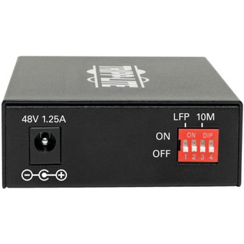 Tripp Lite by Eaton Gigabit Multimode Fiber to Ethernet Media Converter, POE+ - 10/100/1000 SC, 850 nm, 550M (1804.46 ft.) N785-P01-SC-MM1