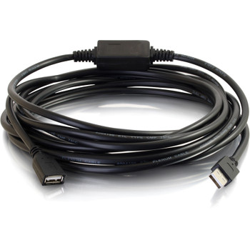 C2G 16ft USB A Male to Female Active Extension Cable - Plenum, CMP-Rated 39010