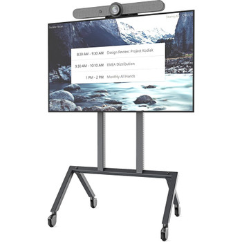 Heckler Design Cart Mount for Video Conferencing Camera, Display Cart, Mounting Panel - Black Gray H711-BG