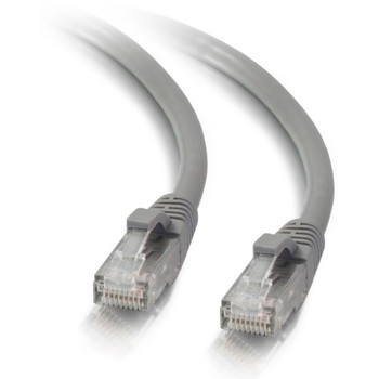 C2G 14ft Cat5e Ethernet Cable - Snagless Unshielded (UTP) - Gray 15205