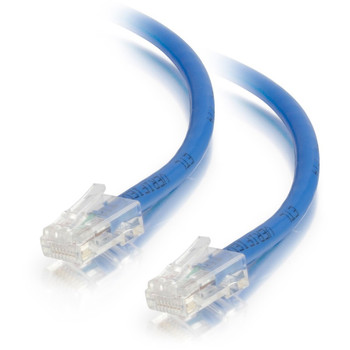 C2G 1ft Cat5e Non-Booted Unshielded Network Patch Ethernet Cable - Blue 25462