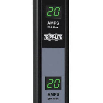 Tripp Lite by Eaton 3.8kW Single-Phase Local Metered PDU, Dual Circuit, 120V Outlets (32 5-15/20R), L5-20P/5-20P, 10 ft. (3.05 m) Cord, 0U Vertical PDUMV40