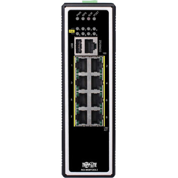 Tripp Lite by Eaton 8-Port Managed Industrial Gigabit Ethernet Switch - Layer 2, 1 Gbps, PoE+ 30W, -40�&deg; to 75�&deg;C, DIN Mount - TAA Compliant NGI-M08POE8-L2