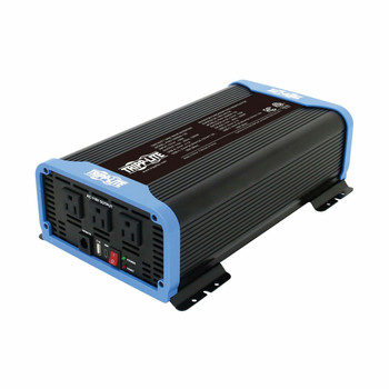 Tripp Lite by Eaton 1500W Compact Power Inverter - 3x 5-15R, USB Charging, Pure Sine Wave, Wired Remote PINV1500SW-120