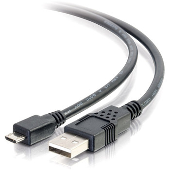 C2G 2m (6ft) USB Cable - USB A to USB Micro B - M/M 27365