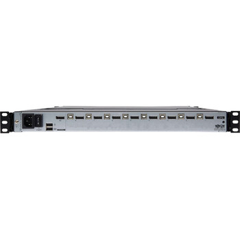Tripp Lite by Eaton NetDirector 8-Port DisplayPort KVM Switch Console with 17 in. LCD, IP Remote Access, Dual Rail, 1U Rack-Mount B030-DP08-17DIP