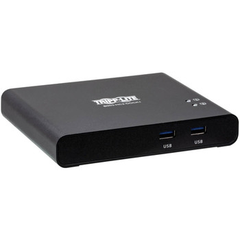 Tripp Lite by Eaton 2-Port USB-C KVM Dock - 4K HDMI, USB 3.2 Gen 1, USB-A Hub, Remote Selector, 85W PD Charging, Black B003-HC2-DOCK1