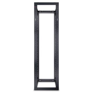 APC by Schneider Electric NetShelter 4 Post Open Frame Rack 44U #12-24 Threaded Holes AR204A