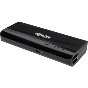 Tripp Lite by Eaton Portable Charger - 2x USB-A, 10,400mAh Power Bank, Lithium-Ion, Auto Sensing, Black UPB-10K4-S2U