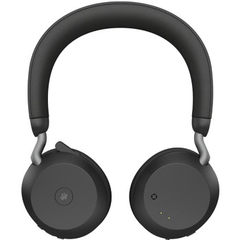 Jabra Evolve2 75 Wireless On-ear Stereo Headset - USB-A - For MS Teams - Black - Binaural - Ear-cup - 3000 cm - Bluetooth - 20 Hz to 20 kHz - MEMS Technology Microphone - Noise Cancelling 27599-999-999