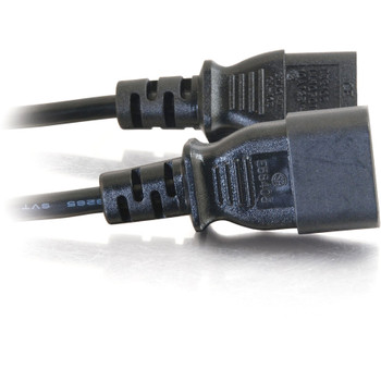 C2G 10ft Power Extension Cord - 18 AWG - IEC320C14 to IEC320C13 03143