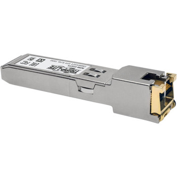Tripp Lite by Eaton Cisco-Compatible GLC-T SFP Mini Transceiver, 1000Base-TX Copper RJ45, Cat5e, Cat6, 328.08 ft. (100 m) N286-01GTX