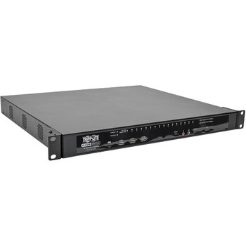 Tripp Lite by Eaton NetDirector 16-Port Cat5 KVM over IP Switch - Virtual Media, 2 Remote + 1 Local User, 1U Rack-Mount, TAA B064-016-02-IPG
