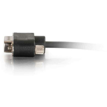 C2G 6ft Serial RS232 DB9 Cable with Low Profile Connectors M/M - In-Wall CMG-Rated 52166