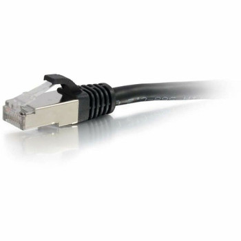 C2G 1ft Cat6 Snagless Shielded (STP) Ethernet Cable - Cat6 Network Patch Cable - Black 00808