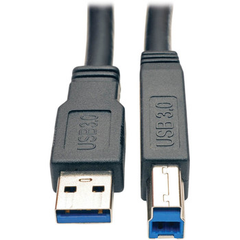 Tripp Lite by Eaton USB 3.0 SuperSpeed Active Repeater Cable (A to B M/M), 25 ft. (7.62 m) U328-025