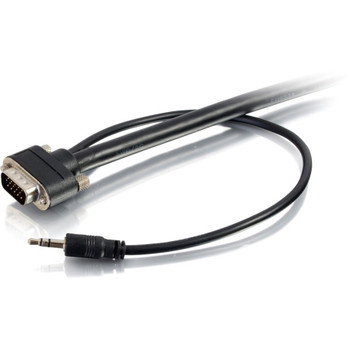 C2G 10ft Select VGA + 3.5mm Stereo Audio A/V Cable M/M - In-Wall CMG-Rated 50226