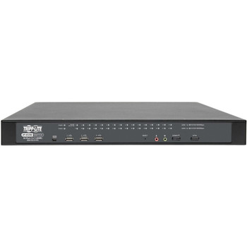 Tripp Lite by Eaton NetDirector 32-Port Cat5 KVM over IP Switch - Virtual Media, 1 Remote + 1 Local User, 1U Rack-Mount, TAA B064-032-01-IPG