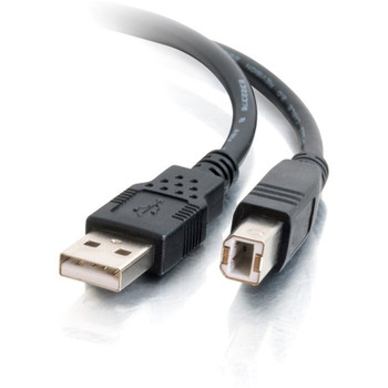 C2G 9.8ft USB A to USB B Cable - USB A to B Cable - USB 2.0 - Black - M/M 28103