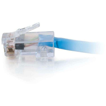 C2G-35ft Cat6 Non-Booted Network Patch Cable (Plenum-Rated) - Blue 15286