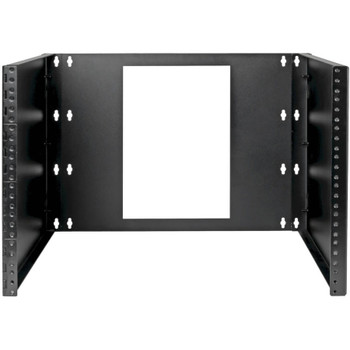 Tripp Lite by Eaton 8U Wall-Mount Bracket for Small Switches and Patch Panels, Hinged SRWO8UBRKT