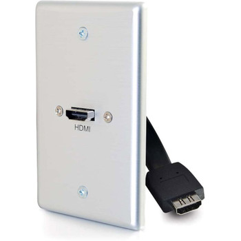 C2G HDMI Wall Plate - Single Gang 39870