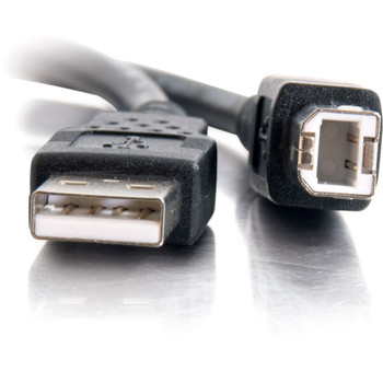 C2G 3.3ft USB A to USB B Cable - USB A to B Cable - USB 2.0 - Black - M/M 28101