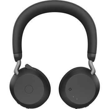 Jabra Evolve2 75 Wireless On-ear Stereo Headset - USB-C - Unified Communication - Black - Binaural - Ear-cup - 3000 cm - Bluetooth - 20 Hz to 20 kHz - MEMS Technology Microphone - Noise Cancelling 27599-989-899