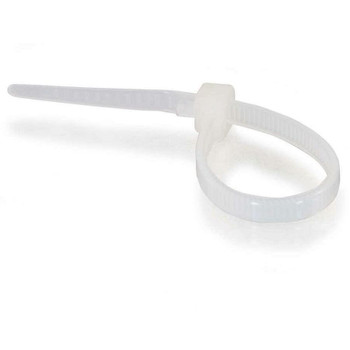 C2G 4in Cable Ties - White - 100pk 43032