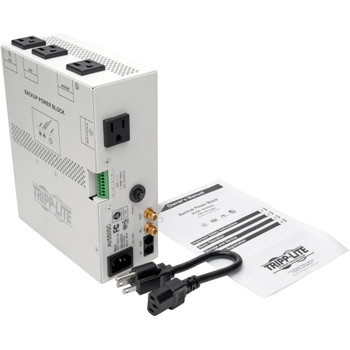 Tripp Lite by Eaton UPS 550VA Audio/Video Backup Power Block - Exclusive UPS Protection for Structured Wiring Enclosure AV550SC