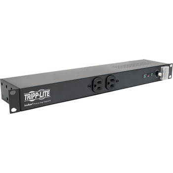 Tripp Lite by Eaton Isobar 12-Outlet Network Server Surge Protector, 15 ft. (4.57 m) Cord with L5-20P Plug, 3840 Joules, Diagnostic LEDs, 1U Rackmount IBAR12-20T