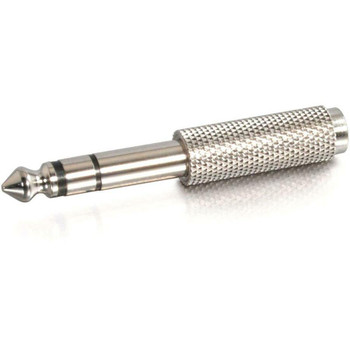 C2G 6.3mm (1/4in) Stereo Male to 3.5mm Stereo Female Adapter 40639