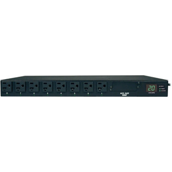 Tripp Lite by Eaton PDU 1.9kW Single-Phase Local Metered Automatic Transfer Switch PDU 2 120V L5-20P / 5-20P Inputs 16 5-15/20R Outputs 1U TAA PDUMH20AT