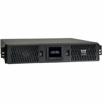 Eaton Tripp Lite Series SmartOnline 3000VA 2700W 208/230V Double-Conversion UPS - 10 Outlets, Extended Run, Network Card Option, LCD, USB, DB9, 2U Rack/Tower Battery Backup SUINT3000LCD2U