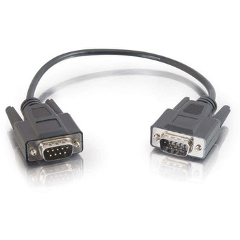 C2G 6ft DB9 M/M Cable - Black 52087
