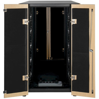 Tripp Lite by Eaton 24U Soundproof Rack Enclosure Server Cabinet Quiet Acoustic SRQ24U