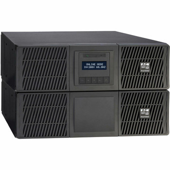 Eaton Tripp Lite Series SmartOnline 6000VA 5400W 120/208V Online Double-Conversion UPS with Stepdown Transformer - 18 5-20R, 2 L6-20R and 1 L6-30R Outlets, L6-30P Input, Network Card Included, Extended Run, 6U Battery Backup SU6000RTF