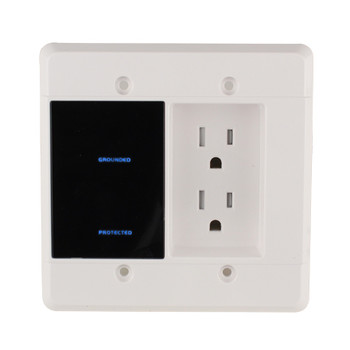 ELE9009 In-Wall Surge Protector with Recessed Dual Outlet ELE9009 In-Wall Surge Protector with Recessed Dual Outlet