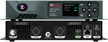ZeeVee ZvPro 620 Dual Channel Component/VGA Encoder/QAM Modulator ZeeVee ZvPro 620 Dual Channel Component/VGA Encoder/QAM Modulator