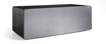 Audioengine B2 Premium Bluetooth Speaker (Black Ash) - Front with grill