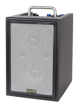 Sunburst Gear MM1P 3-Channel Mixer/Monitor Compact Portable All-In-One PA Speaker System - Front Side view