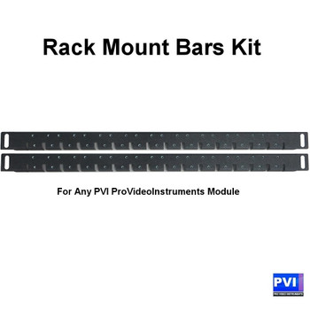 ProVideoInstruments Rack Mount Bars Kit for all PVI Encoder Modules ProVideoInstruments Rack Mount Bars Kit for all PVI Encoder Modules