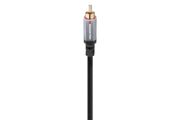 MONSTER AV VME30042 4m Rca Subwoofer Audio Connector Alumnium Extruded Shell Gold Plated Pin Duraflex Pvc Cable VME30042