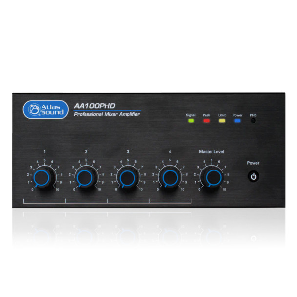 ATLASIED AA100PHD Mixer Amplifier 4 Input 100w With Phd AA100PHD