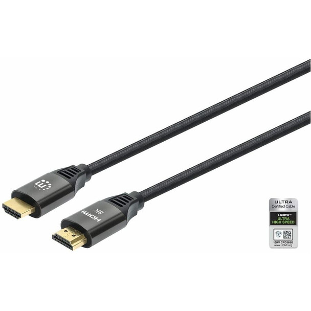 Manhattan 8K@60Hz Certified Ultra High Speed HDMI Cable with Ethernet 355957