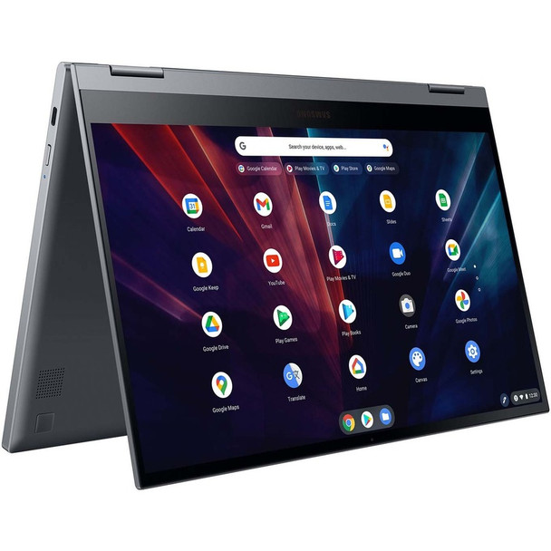 Samsung Galaxy Chromebook 2 XE530QDA-KB1US 13.3" Touchscreen Convertible 2 in 1 Chromebook - Full HD - 1920 x 1080 - Intel Core i3 10th Gen i3-10110U 2.10 GHz - 8 GB Total RAM - 8 GB On-board Memory - 128 GB SSD - Mercury Gray XE530QDA-KB1US